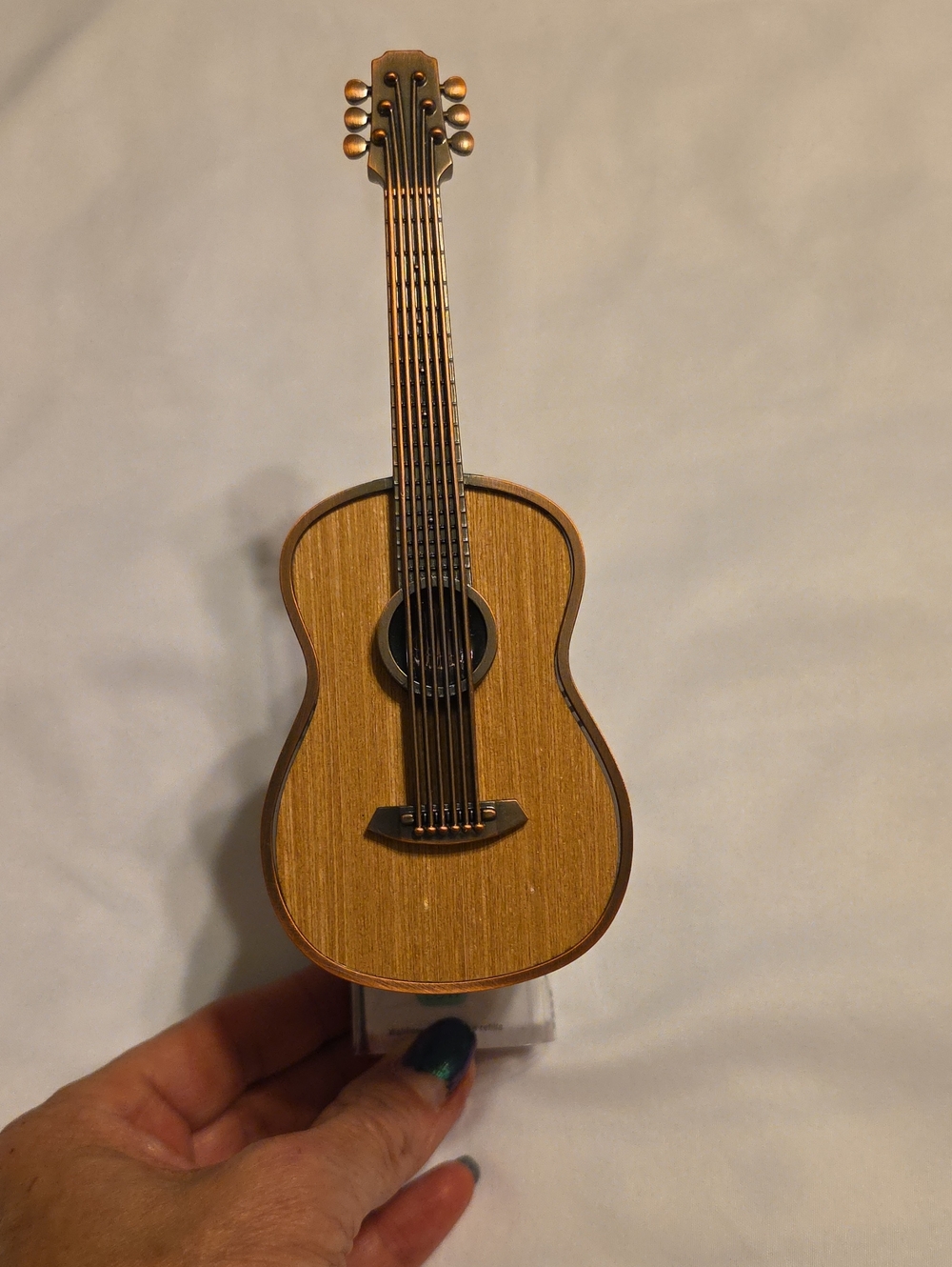 Bath & Body Works Wallflower Brown Miniature Acoustic Guitar